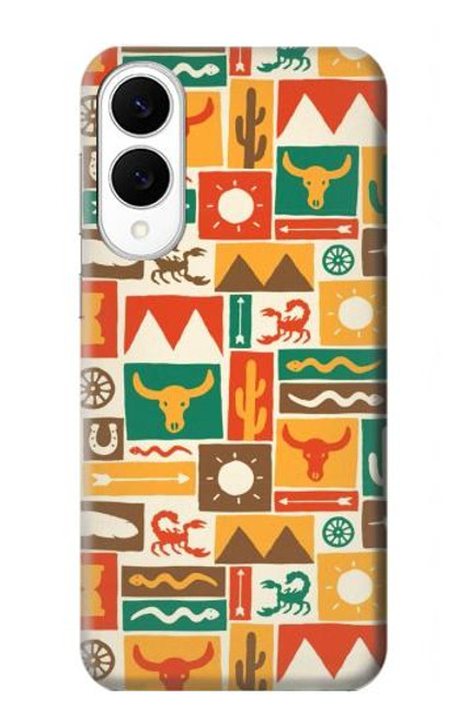 S1873 Western Pattern Case For Samsung Galaxy S25 Edge