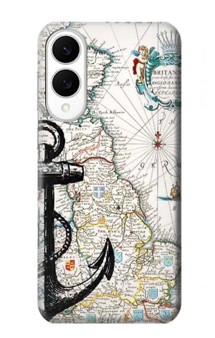 S1962 Nautical Chart Case For Samsung Galaxy S25 Edge