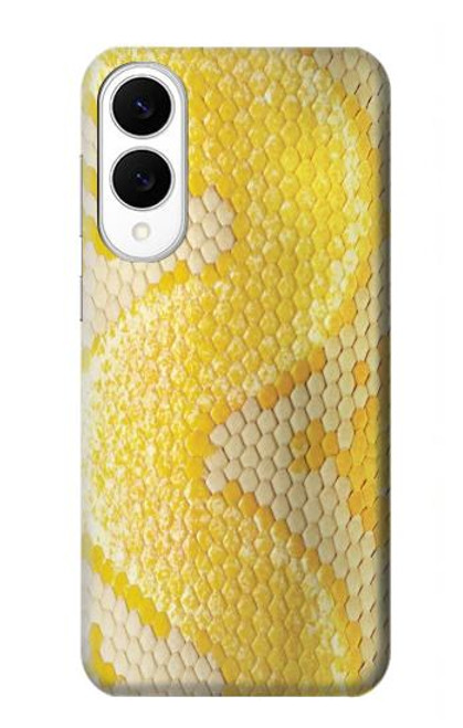 S2713 Yellow Snake Skin Graphic Printed Case For Samsung Galaxy S25 Edge