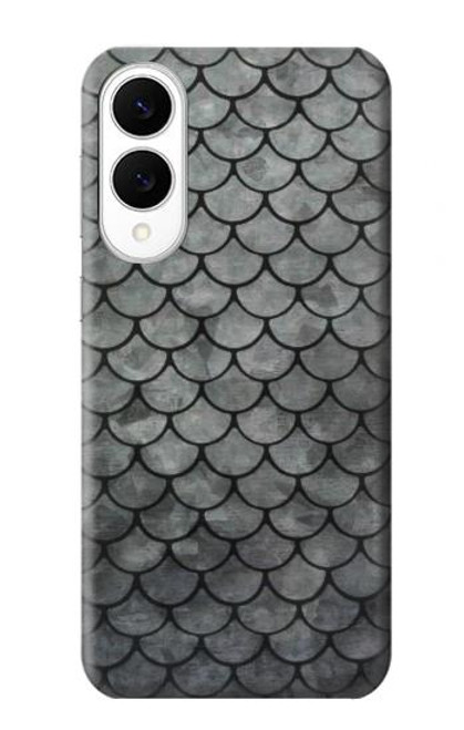S2950 Silver Fish Scale Case For Samsung Galaxy S25 Edge