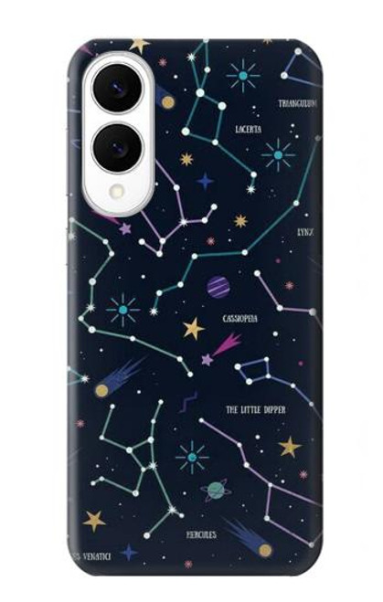S3220 Star Map Zodiac Constellations Case For Samsung Galaxy S25 Edge
