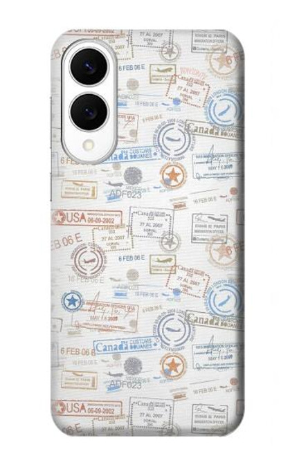 S3903 Travel Stamps Case For Samsung Galaxy S25 Edge