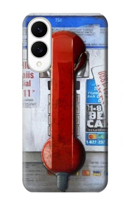 S3925 Collage Vintage Pay Phone Case For Samsung Galaxy S25 Edge