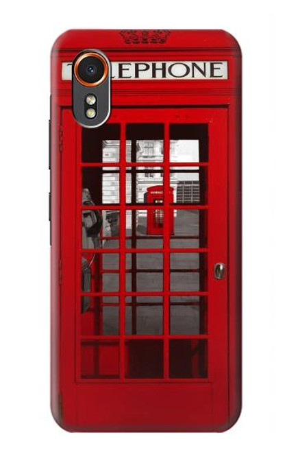 S0058 British Red Telephone Box Case For Samsung Galaxy XCover7