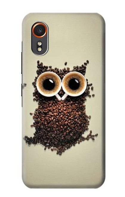 S0360 Coffee Owl Case For Samsung Galaxy XCover7