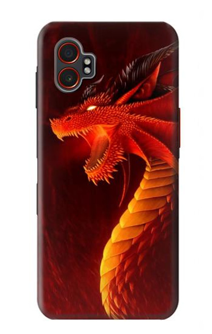 S0526 Red Dragon Case For Samsung Galaxy XCover7 Pro