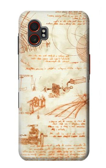 S0566 Technical Drawing Da Vinci Case For Samsung Galaxy XCover7 Pro