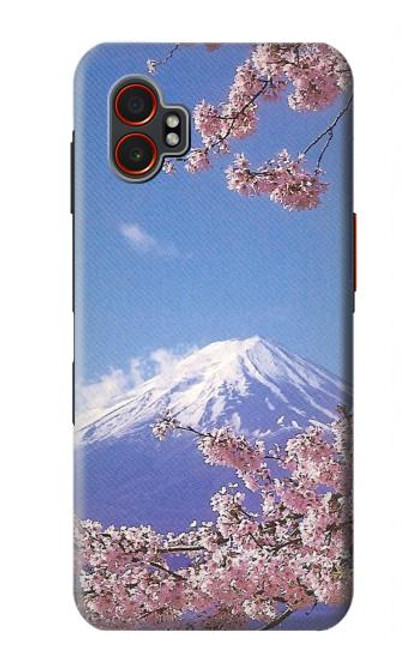 S1060 Mount Fuji Sakura Cherry Blossom Case For Samsung Galaxy XCover7 Pro