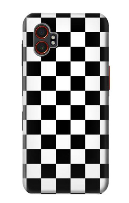 S1611 Black and White Check Chess Board Case For Samsung Galaxy XCover7 Pro