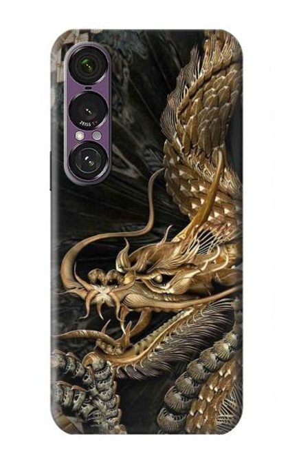 S0426 Gold Dragon Case For Sony Xperia 1 VII