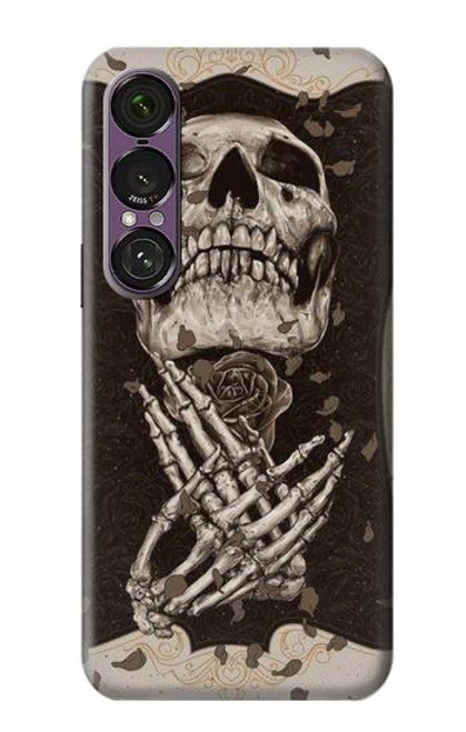 S1676 Skull Rose Case For Sony Xperia 1 VII