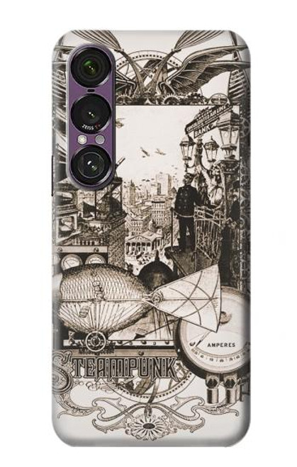 S1681 Steampunk Drawing Case For Sony Xperia 1 VII
