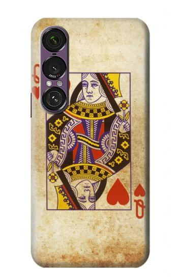 S2833 Poker Card Queen Hearts Case For Sony Xperia 1 VII