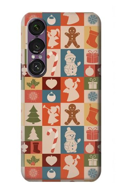 S2854 Cute Xmas Pattern Case For Sony Xperia 1 VII