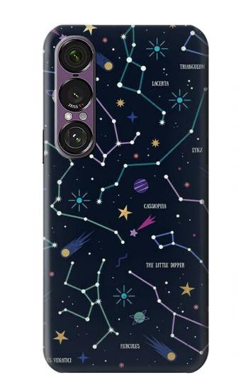 S3220 Star Map Zodiac Constellations Case For Sony Xperia 1 VII