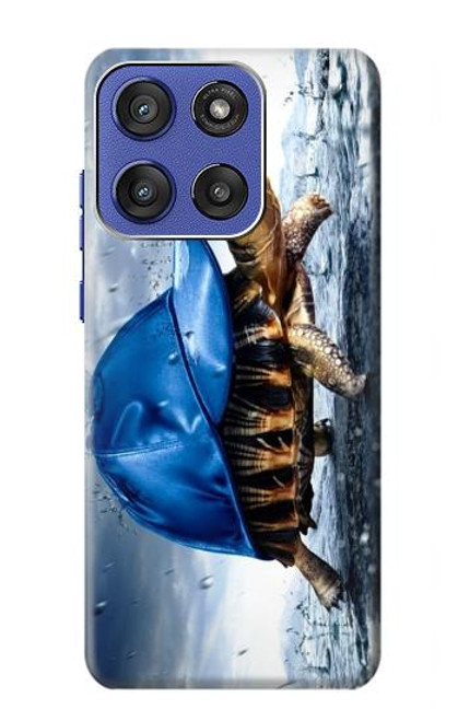 S0084 Turtle in the Rain Case For Motorola Moto G Stylus 5G (2025), Edge 60 Stylus