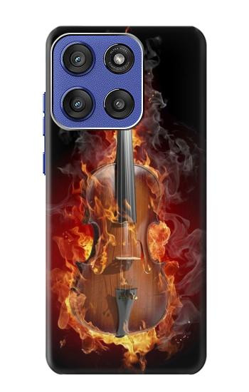 S0864 Fire Violin Case For Motorola Moto G Stylus 5G (2025,2026), Edge 60 Stylus