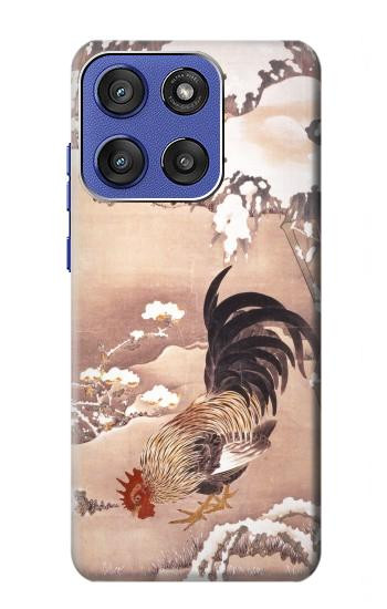 S1332 Ito Jakuchu Rooster Case For Motorola Moto G Stylus 5G (2025,2026), Edge 60 Stylus