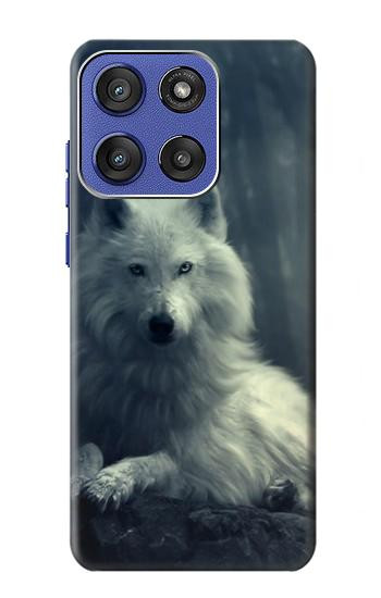 S1516 White Wolf Case For Motorola Moto G Stylus 5G (2025,2026), Edge 60 Stylus