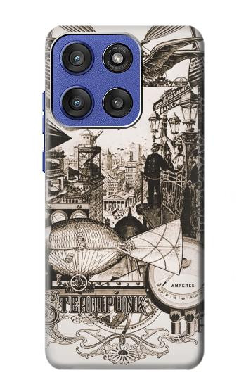S1681 Steampunk Drawing Case For Motorola Moto G Stylus 5G (2025,2026), Edge 60 Stylus