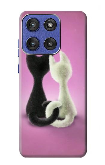 S1832 Love Cat Case For Motorola Moto G Stylus 5G (2025,2026), Edge 60 Stylus