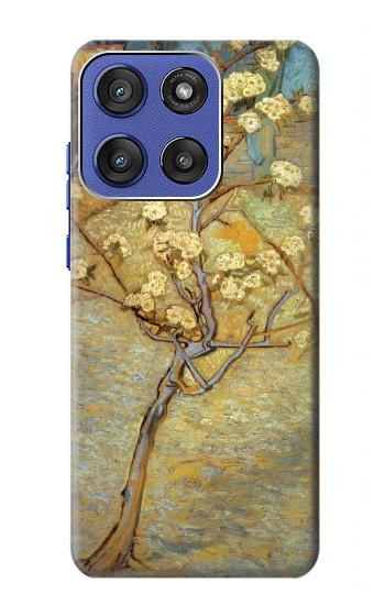 S1978 Van Gogh Letter Pear Tree Blossom Case For Motorola Moto G Stylus 5G (2025,2026), Edge 60 Stylus