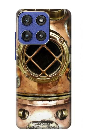 S2412 Vintage Deep Sea Diving Helmet Case For Motorola Moto G Stylus 5G (2025,2026), Edge 60 Stylus
