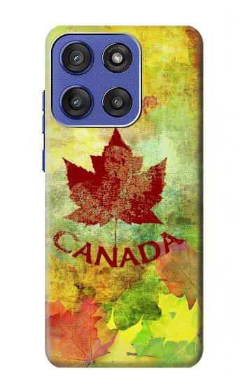 S2523 Canada Autumn Maple Leaf Case For Motorola Moto G Stylus 5G (2025,2026), Edge 60 Stylus