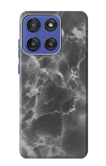 S2526 Black Marble Graphic Printed Case For Motorola Moto G Stylus 5G (2025,2026), Edge 60 Stylus