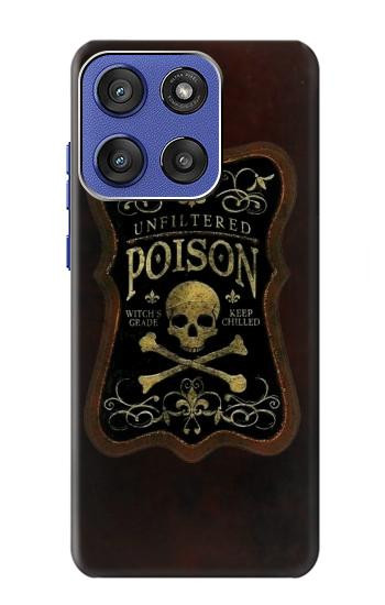 S2649 Unfiltered Poison Vintage Glass Bottle Case For Motorola Moto G Stylus 5G (2025,2026), Edge 60 Stylus