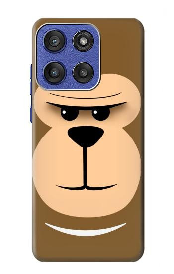 S2721 Cute Grumpy Monkey Cartoon Case For Motorola Moto G Stylus 5G (2025,2026), Edge 60 Stylus