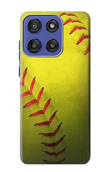 S3031 Yellow Softball Ball Case For Motorola Moto G Stylus 5G (2025,2026), Edge 60 Stylus