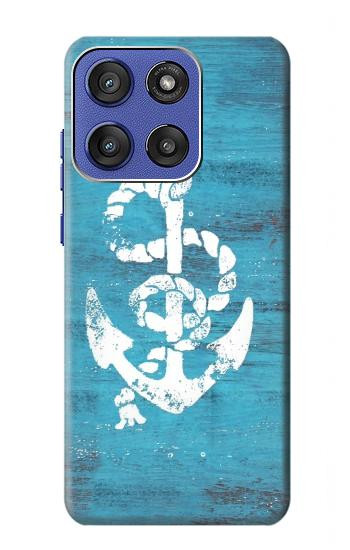 S3053 Marine Anchor Blue Case For Motorola Moto G Stylus 5G (2025,2026), Edge 60 Stylus
