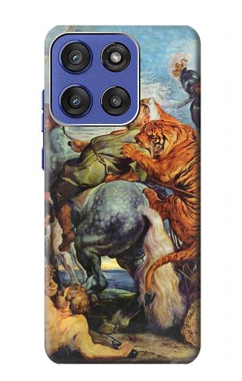 S3331 Peter Paul Rubens Tiger und Lowenjagd Case For Motorola Moto G Stylus 5G (2025,2026), Edge 60 Stylus