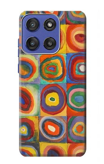 S3409 Squares Concentric Circles Case For Motorola Moto G Stylus 5G (2025,2026), Edge 60 Stylus