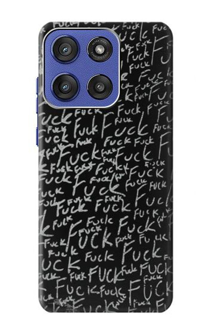 S3478 Funny Words Blackboard Case For Motorola Moto G Stylus 5G (2025), Edge 60 Stylus