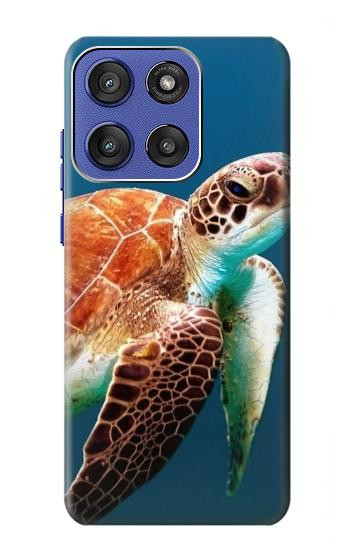 S3497 Green Sea Turtle Case For Motorola Moto G Stylus 5G (2025,2026), Edge 60 Stylus