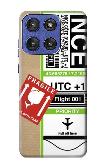 S3543 Luggage Tag Art Case For Motorola Moto G Stylus 5G (2025,2026), Edge 60 Stylus