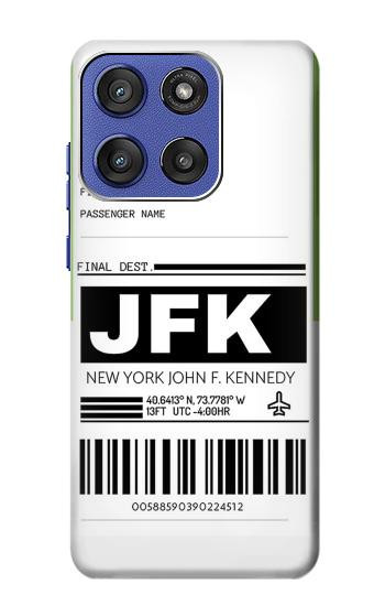 S3664 Airline Travel Luggage Label Case For Motorola Moto G Stylus 5G (2025,2026), Edge 60 Stylus