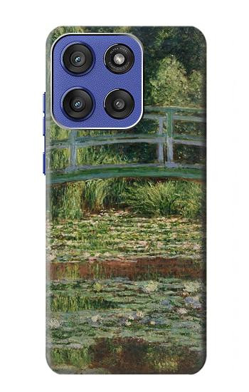 S3674 Claude Monet Footbridge and Water Lily Pool Case For Motorola Moto G Stylus 5G (2025,2026), Edge 60 Stylus