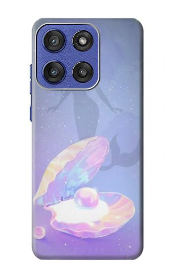 S3823 Beauty Pearl Mermaid Case For Motorola Moto G Stylus 5G (2025,2026), Edge 60 Stylus