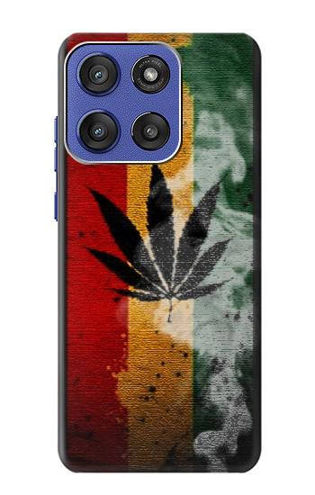 S3890 Reggae Rasta Flag Smoke Case For Motorola Moto G Stylus 5G (2025,2026), Edge 60 Stylus
