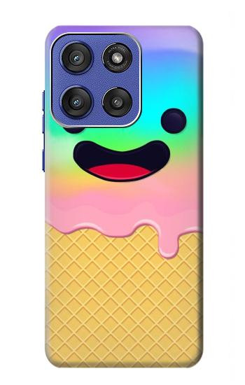 S3939 Ice Cream Cute Smile Case For Motorola Moto G Stylus 5G (2025,2026), Edge 60 Stylus