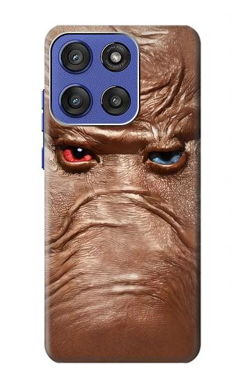 S3940 Leather Mad Face Graphic Paint Case For Motorola Moto G Stylus 5G (2025,2026), Edge 60 Stylus