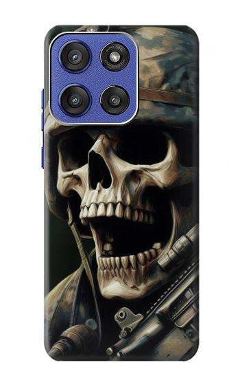 S4017 Skull Soldier Case For Motorola Moto G Stylus 5G (2025,2026), Edge 60 Stylus