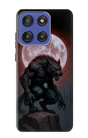 S4024 Werewolf Blood Moon Case For Motorola Moto G Stylus 5G (2025,2026), Edge 60 Stylus