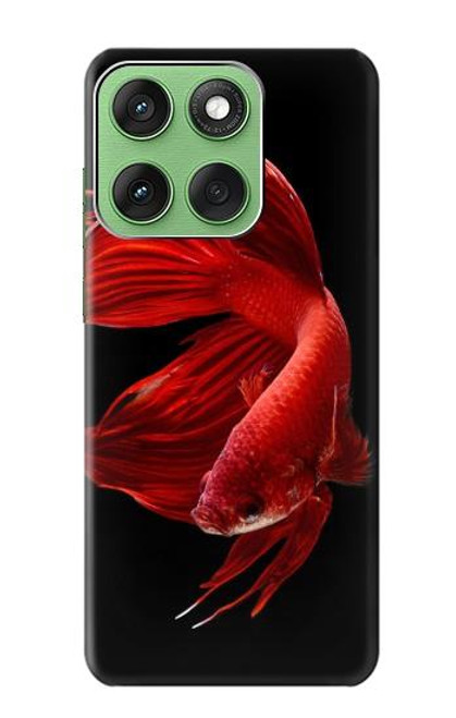 S2092 Red Siamese Fighting Fish Case For Motorola Edge 60