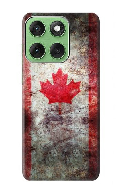 S2490 Canada Maple Leaf Flag Texture Case For Motorola Edge 60