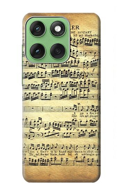 S2667 The Fowler Mozart Music Sheet Case For Motorola Edge 60