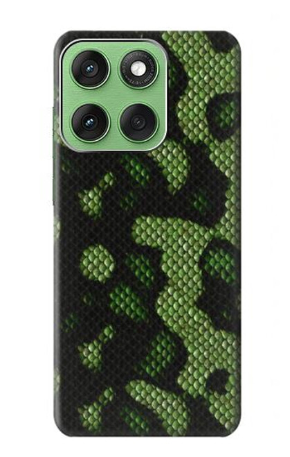 S2877 Green Snake Skin Graphic Printed Case For Motorola Edge 60